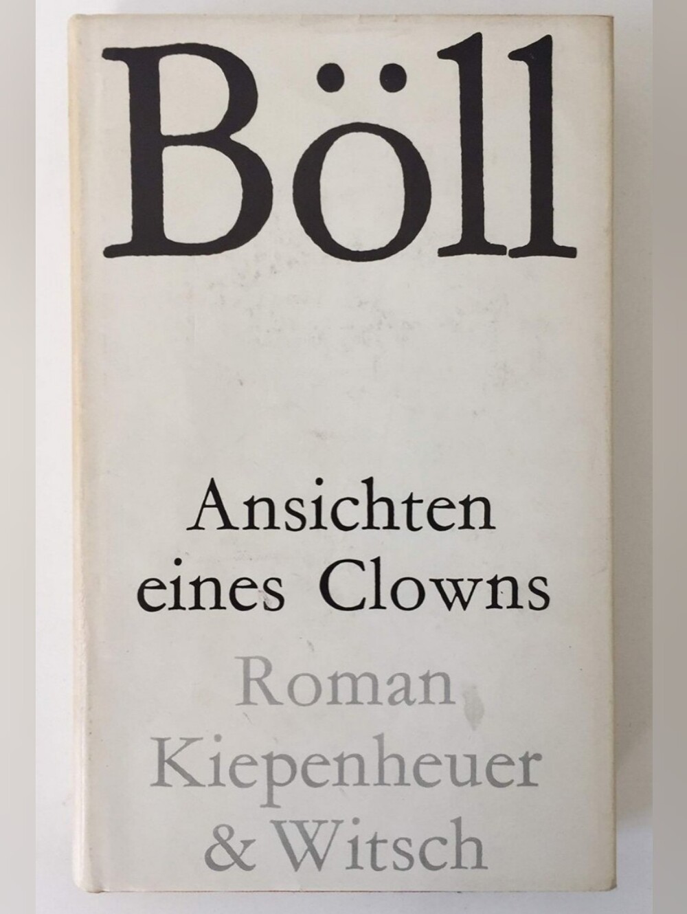 Heinrich Böll–Ansichten eines Clowns–1963 1st Edition German Hardcover w/ Jacket